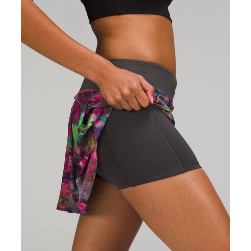 룰루레몬 Lululemon Pace Rival Mid-Rise Skirt