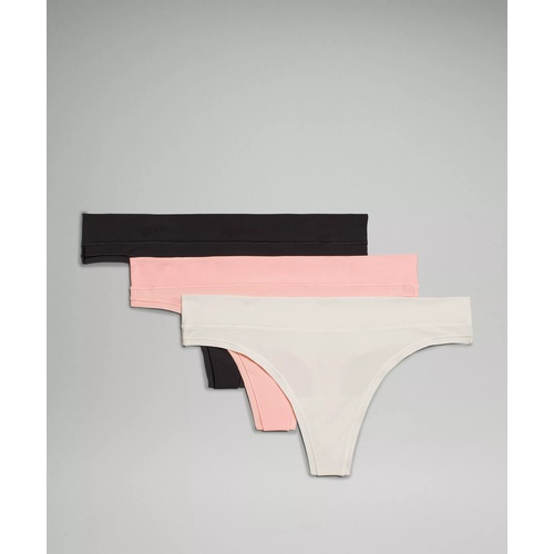 룰루레몬 Lululemon UnderEase Mid-Rise Thong Underwear 3 Pack