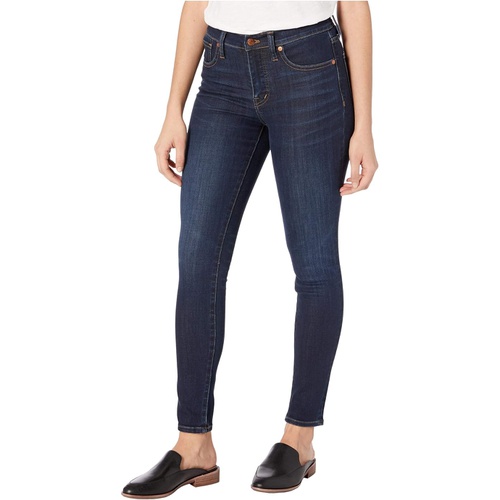메이드웰 Madewell 9 Mid-Rise Skinny Jeans in Larkspur Wash: TENCEL Denim Edition