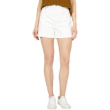 Madewell High-Rise Denim Shorts in Tile White