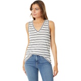 Madewell Whisper Cotton V-Neck Tank in Nichols Stripe