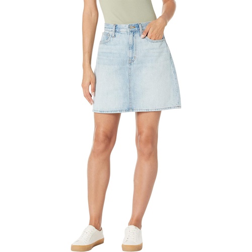 메이드웰 Madewell Denim High-Waist Straight Mini Skirt in Fitzgerald Wash