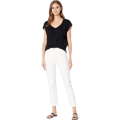 메이드웰 Madewell Stovepipe Jeans in Pure White