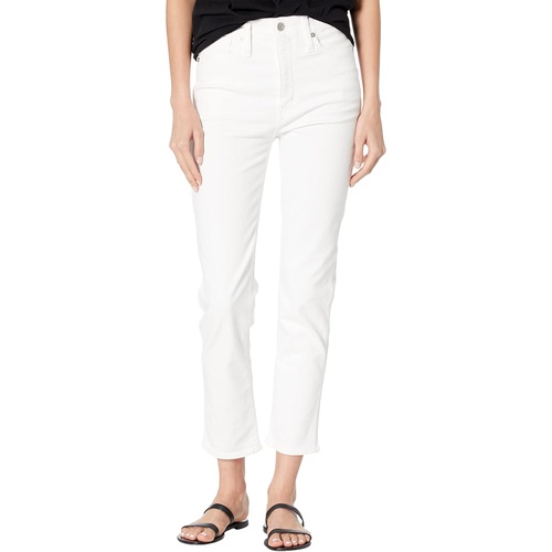 메이드웰 Madewell Stovepipe Jeans in Pure White