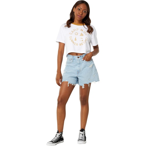 메이드웰 Madewell The Momjean Short in Flintwood Wash