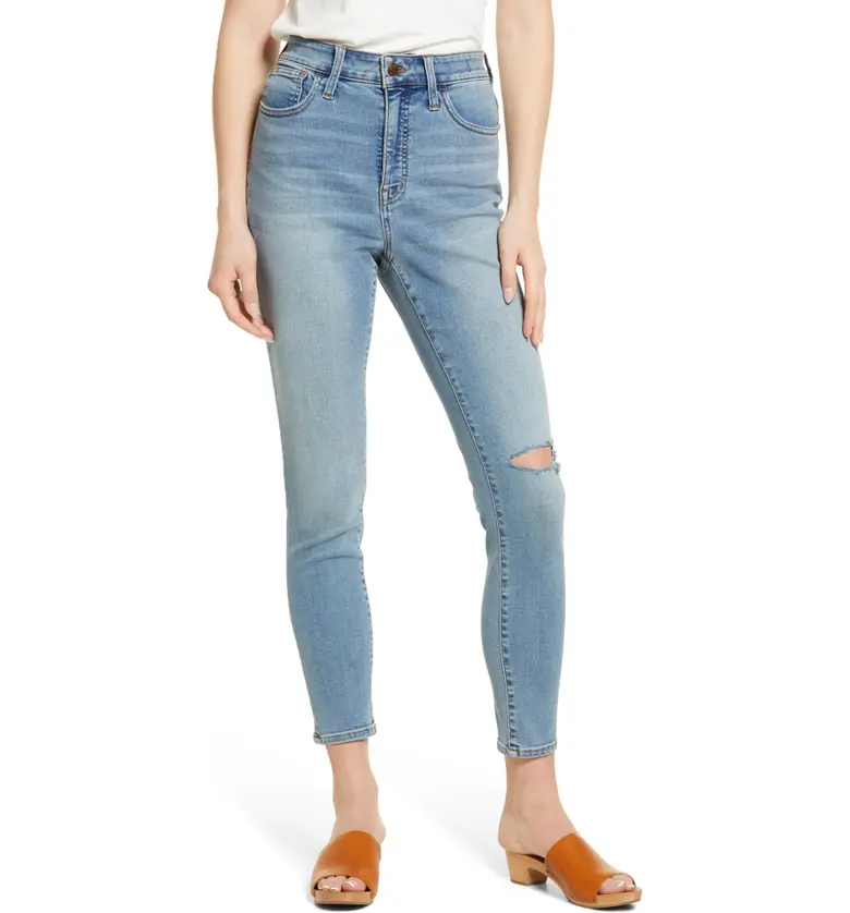 Madewell Curvy Roadtripper Authentic Ripped Skinny Jeans_BENTON