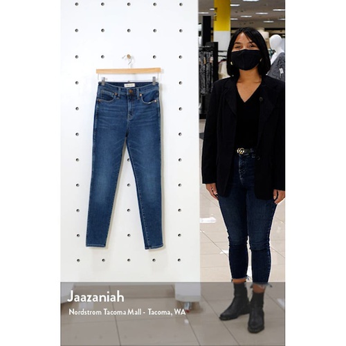 메이드웰 Madewell 10-Inch High Waist Skinny Jeans_WENDOVER