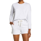 Madewell MWL Superbrushed Easygoing Sweatshirt_ICY HEATHER