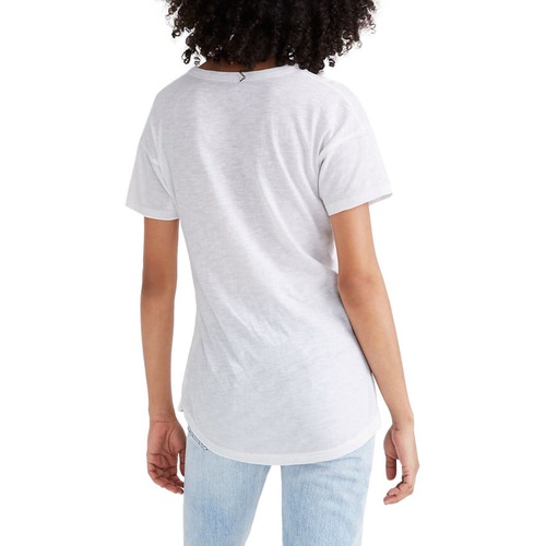 메이드웰 Madewell Whisper Cotton Crewneck T-Shirt_OPTIC WHITE