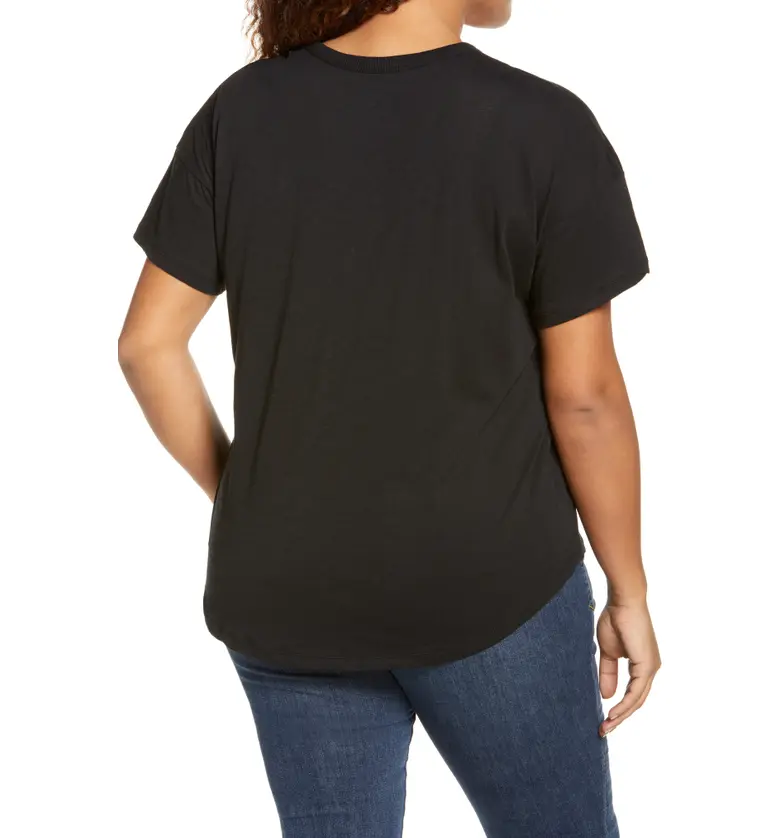 메이드웰 Madewell Sorrel Whisper Ringer T-Shirt_TRUE BLACK