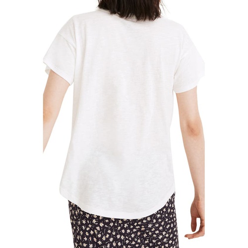 메이드웰 Madewell Snapshots Whisper Cotton Graphic Tee_LIGHTHOUSE