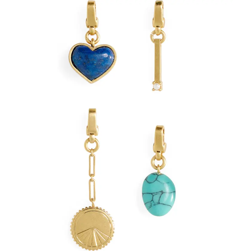 메이드웰 Madewell Marineleaf Set of 4 Charm Anthology_VINTAGE GOLD