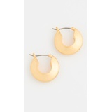 Madewell Small Knife Edge Hoops