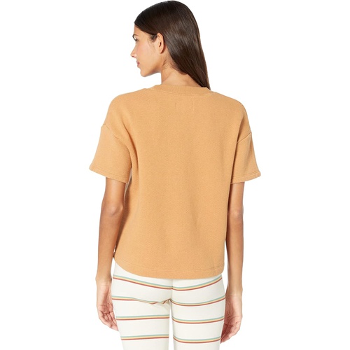 메이드웰 Madewell MWL Airyterry V-Neck Sweatshirt Tee