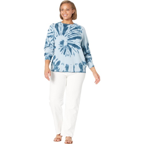 메이드웰 Madewell Plus Size Shruken Sweatshirt in Tie-Dye