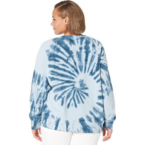 메이드웰 Madewell Plus Size Shruken Sweatshirt in Tie-Dye