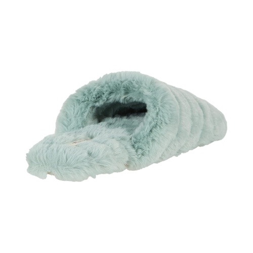 메이드웰 Madewell Quilted Scuff Slippers in Recycled Faux Fur