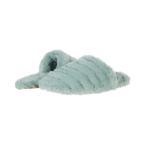 메이드웰 Madewell Quilted Scuff Slippers in Recycled Faux Fur