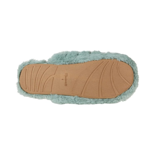 메이드웰 Madewell Quilted Scuff Slippers in Recycled Faux Fur