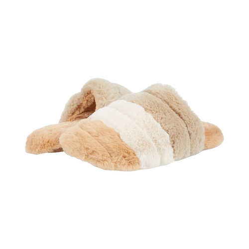 메이드웰 Madewell Quilted Scuff Slippers in Leopard Recycled Faux Fur