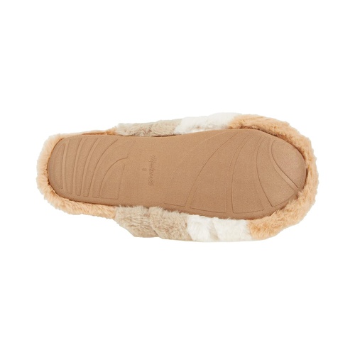 메이드웰 Madewell Quilted Scuff Slippers in Leopard Recycled Faux Fur