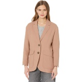 Madewell Chicago Blazer in Cotton Linen Twill Gauze