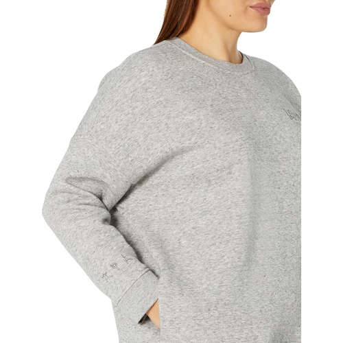 메이드웰 Madewell Plus Size MWL Foundational Fleece Classic Crew Neck Graphic Sweatshirt