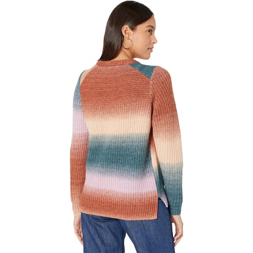 메이드웰 Madewell Space-Dyed Button-Shoulder Pullover Sweater