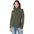 Madewell Whisper Cotton Turtleneck in Ivorton Stripe