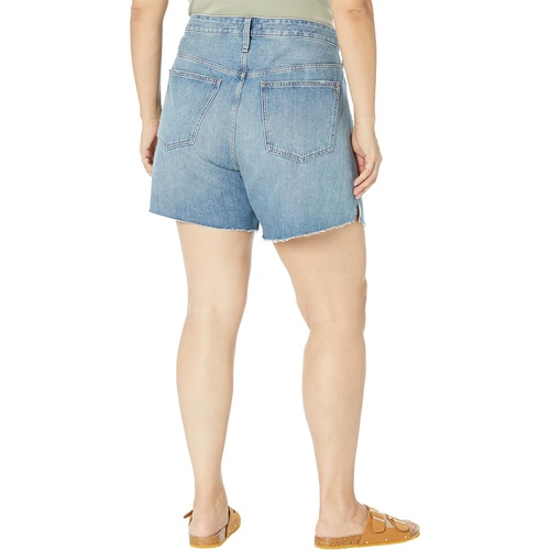 메이드웰 Madewell Plus Relaxed Mid-Length Denim Shorts in Kelton Wash