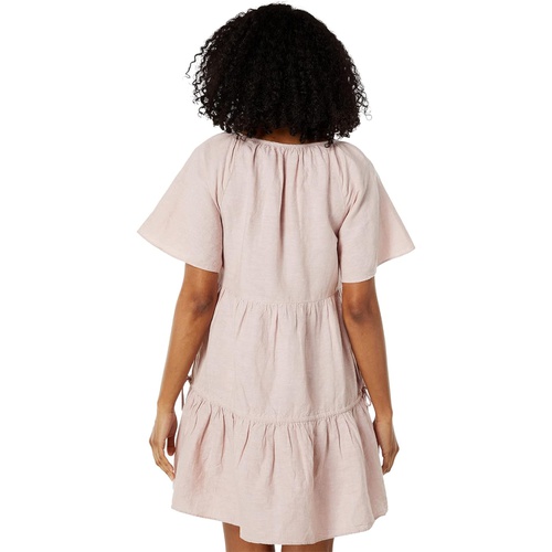 메이드웰 Madewell Linen-Blend Lorelei Mini Dress