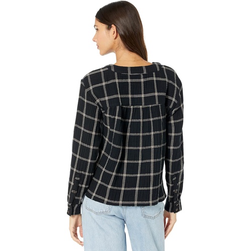 메이드웰 Madewell Lightspun Evert Top in Windowpane