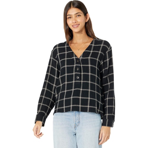 메이드웰 Madewell Lightspun Evert Top in Windowpane