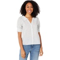 Madewell Peter Pan Collar Shirt in Windowpane