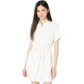 Madewell Denim Seamed Courier Tie-Waist Shirtdress