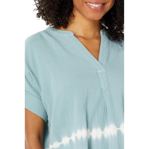 메이드웰 Madewell Tie-Dye Lightspun Lakeline Popover Shirt