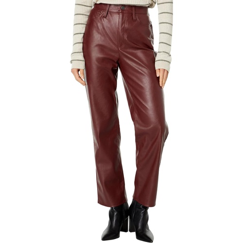 메이드웰 Madewell The Perfect Vintage Straight Jean: Pleather Edition