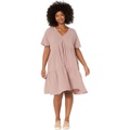 Madewell Plus Marianna Puff-Sleeve Midi Dress