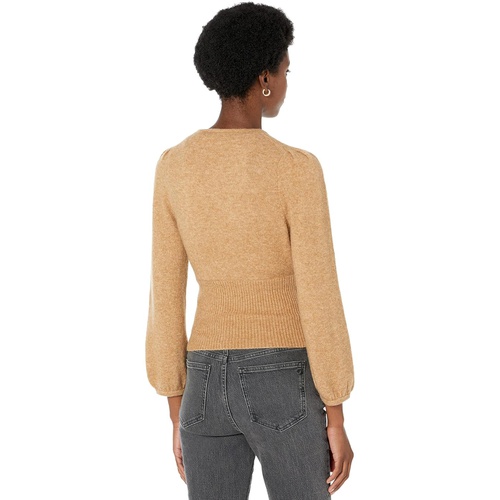 메이드웰 Madewell Wrap V-Neck Sweater in Coziest Yarn