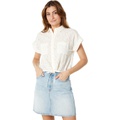 Madewell Eyelet Button-Up Drawstring Shirt