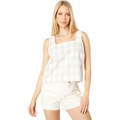 Madewell Linen-Blend Sunside Button-Back Top: Undyed Edition