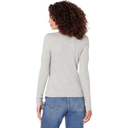 메이드웰 Madewell Fine Ribbed Crewneck Long-Sleeve Tee