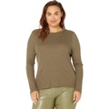 Madewell Plus Fine Ribbed Crewneck Long-Sleeve Tee