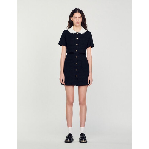 산드로 Sandro Short tweed dress