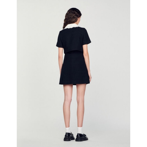 산드로 Sandro Short tweed dress