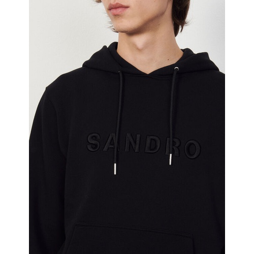 산드로 Sandro Embroidered hoodie