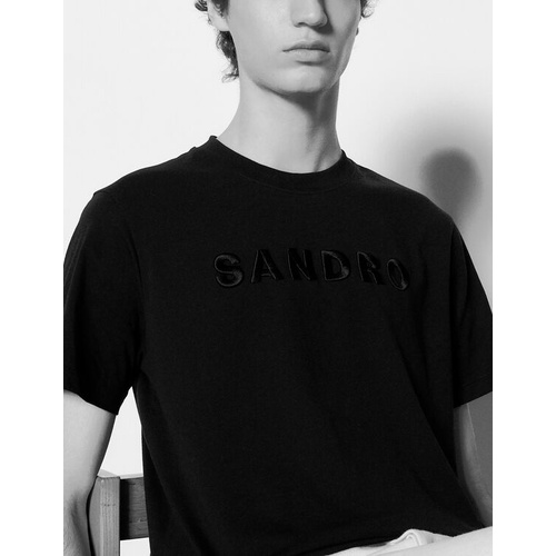 산드로 Sandro Embroidered T-shirt