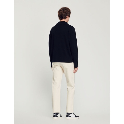 산드로 Sandro Zip-up wool cardigan