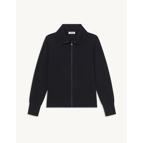 산드로 Sandro Zip-up wool cardigan