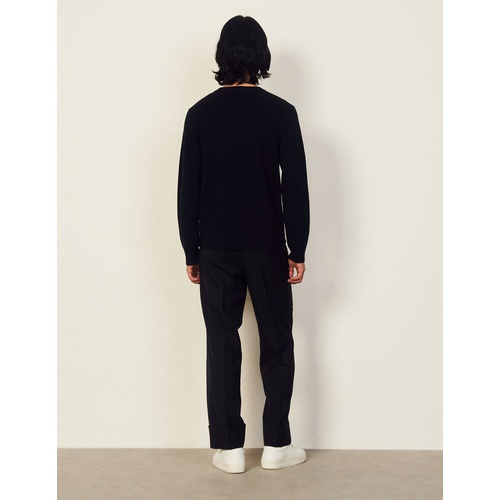 산드로 Sandro Bioche-stitch sweater